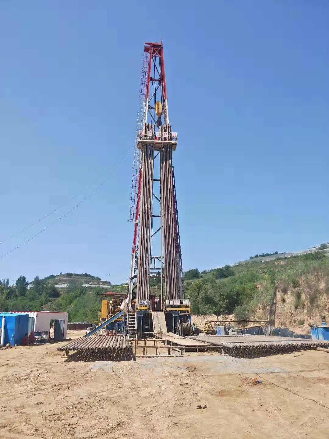 湖北省南漳县温泉井工程 施工现场